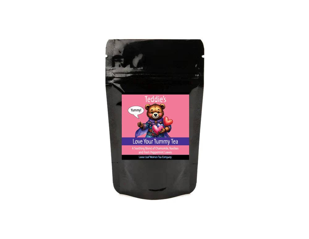 Teddie's Love Your Tummy Tea: 2 oz pouch