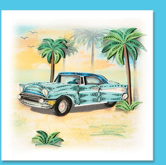 Chevrolet Belair Sports Coupe  Quilling Card CAR-5