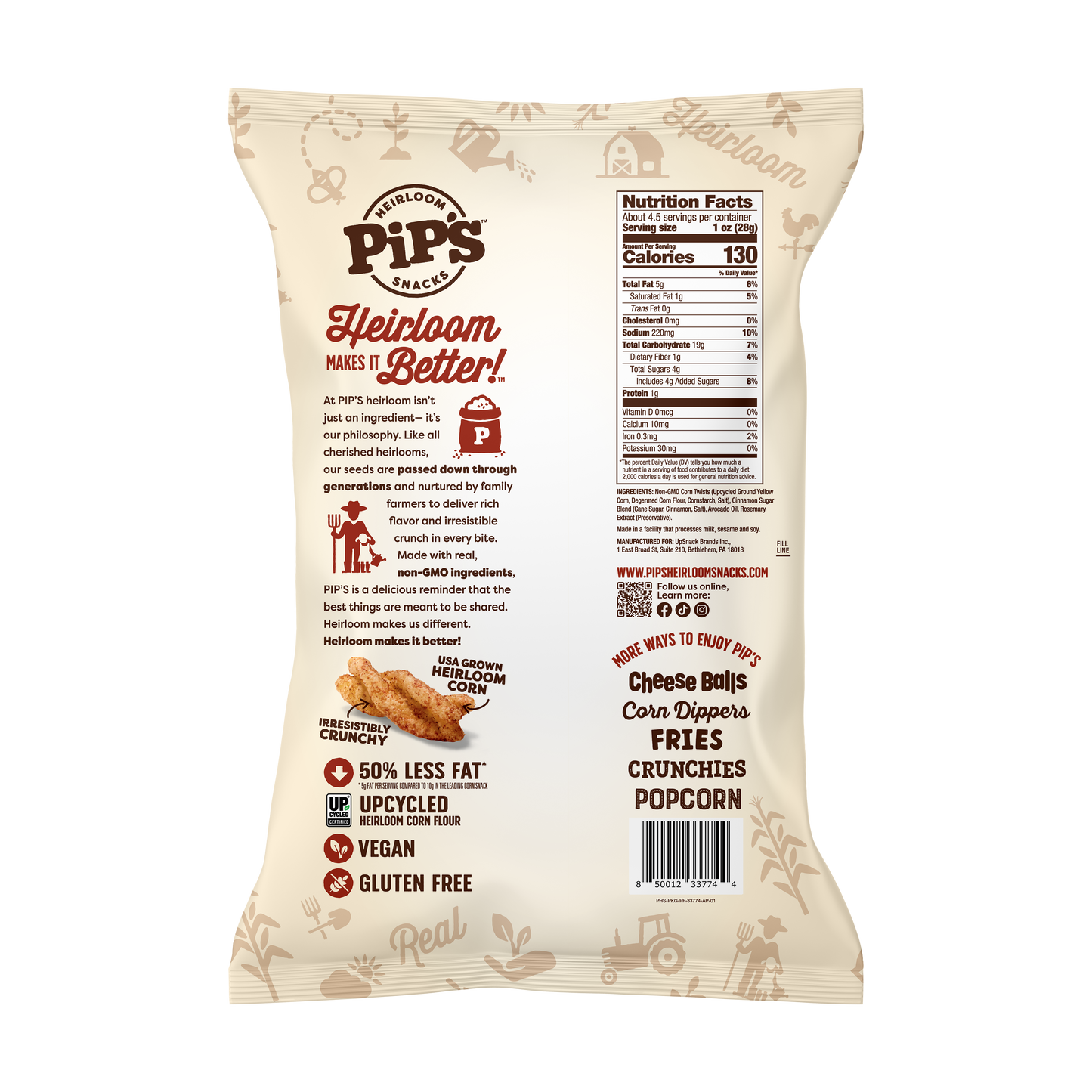 Cinnamon Sugar Twists 4.5 Oz