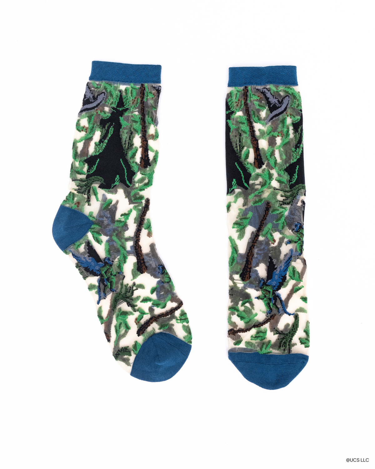 Wicked Elphaba Silhouette Sheer Crew Sock