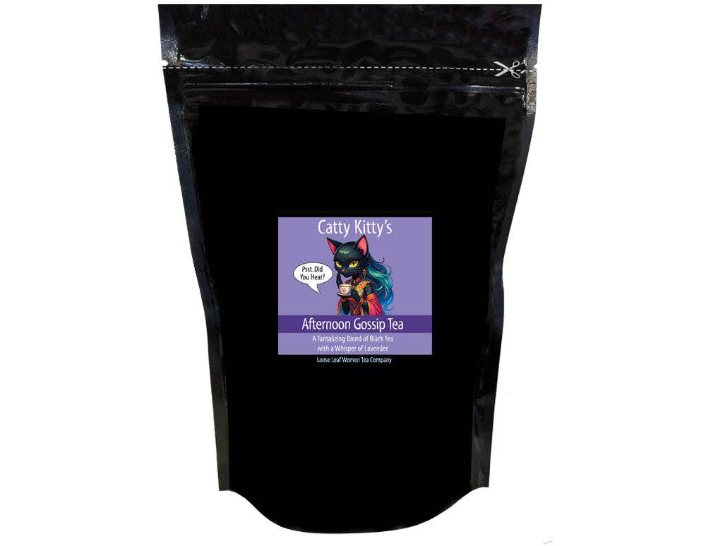 Catty Kitty's Afternoon Gossip Tea: 2 oz Pouch