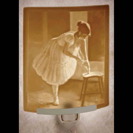Dress Rehearsal Porcelain Lithophane Night Light