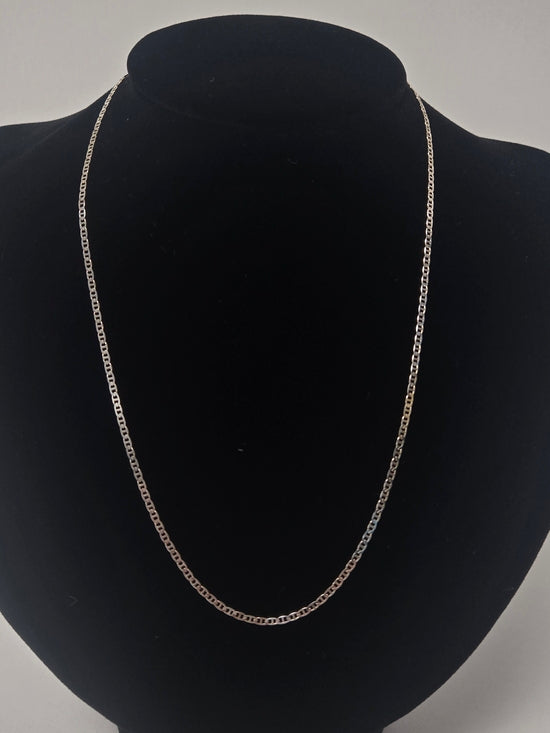 Sterling Silver Mariner Link Chain Necklace