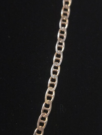 Sterling Silver Mariner Link Chain Necklace