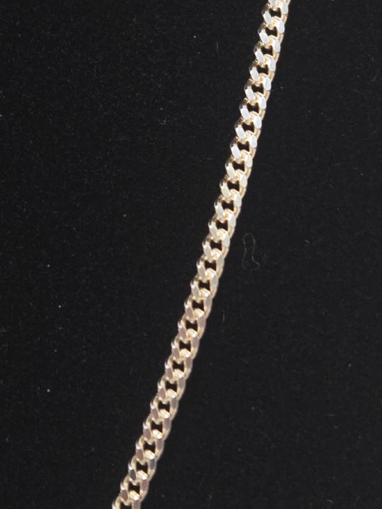 Sterling Silver Cuban Link Chain Necklace