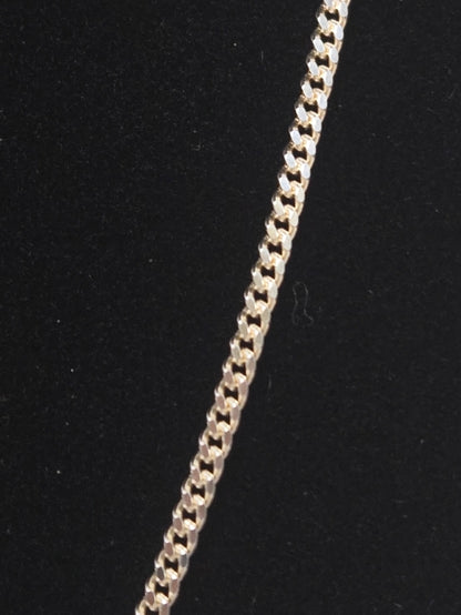 Sterling Silver Cuban Link Chain Necklace