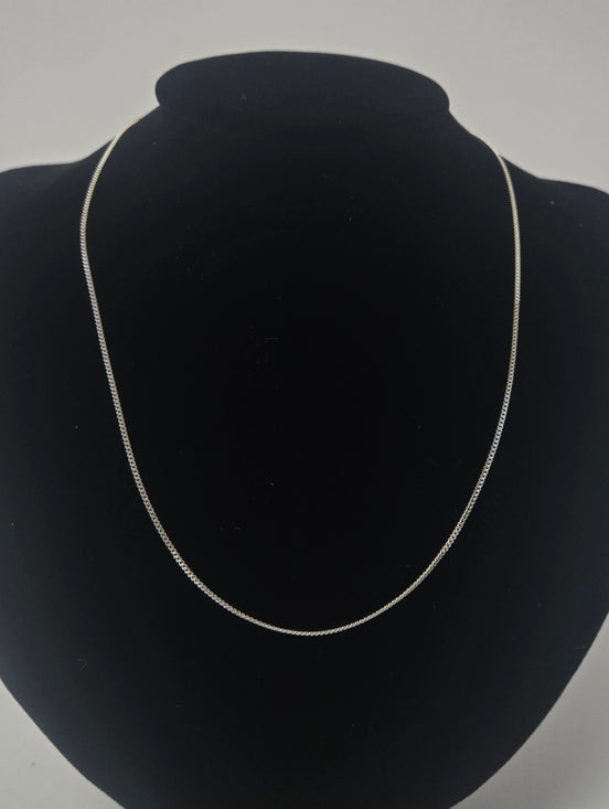Sterling Silver Cuban Link Chain Necklace