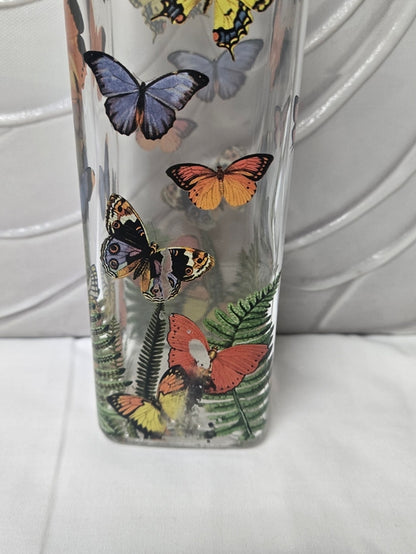 Michel Design Works Butterfly Glass Oil & Vinegar Cruet Set